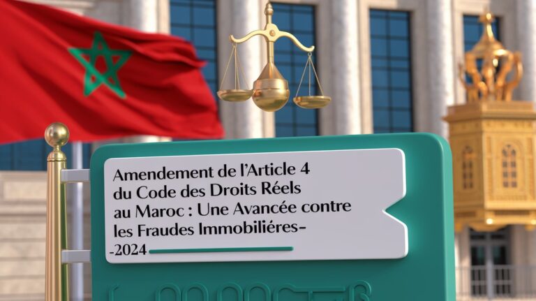 Les fraudes immobilières au Maroc : Comment l'amendement de l'article 4 renforce la sécurité des transactions