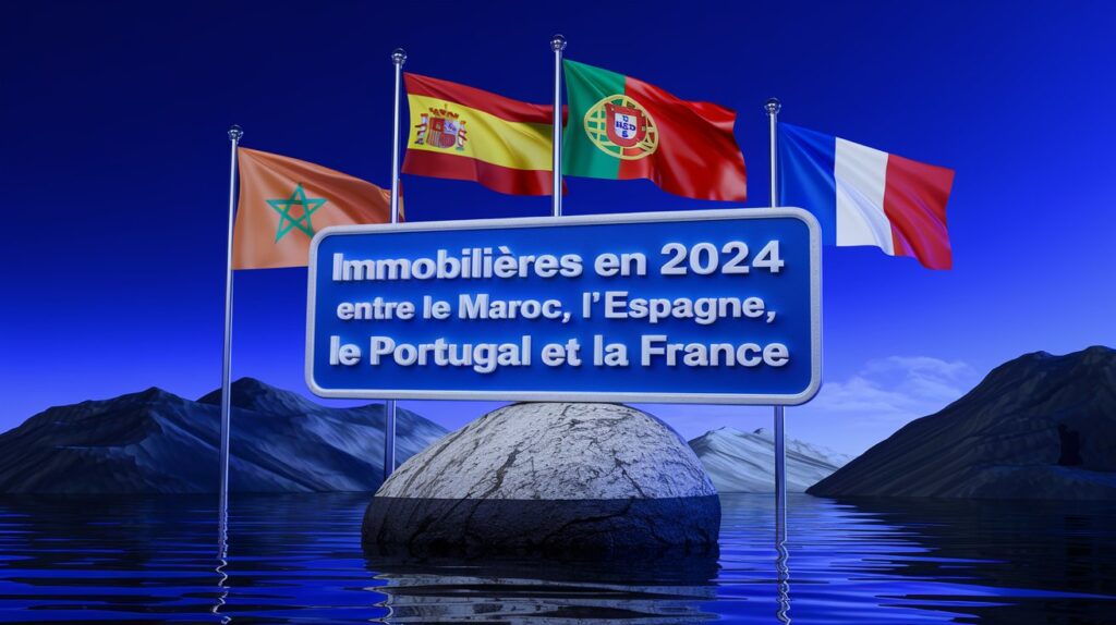 Comparaison des Prix et Qualités Immobilières en 2024 entre le Maroc, l’Espagne, le Portugal et la France