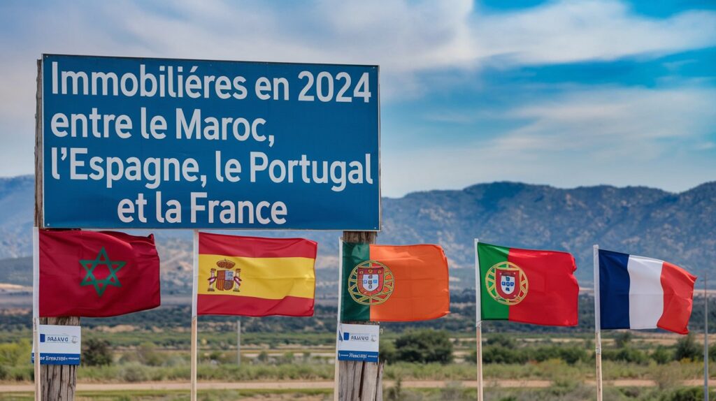 Comparaison des Prix et Qualités Immobilières en 2024 entre le Maroc, l’Espagne, le Portugal et la France