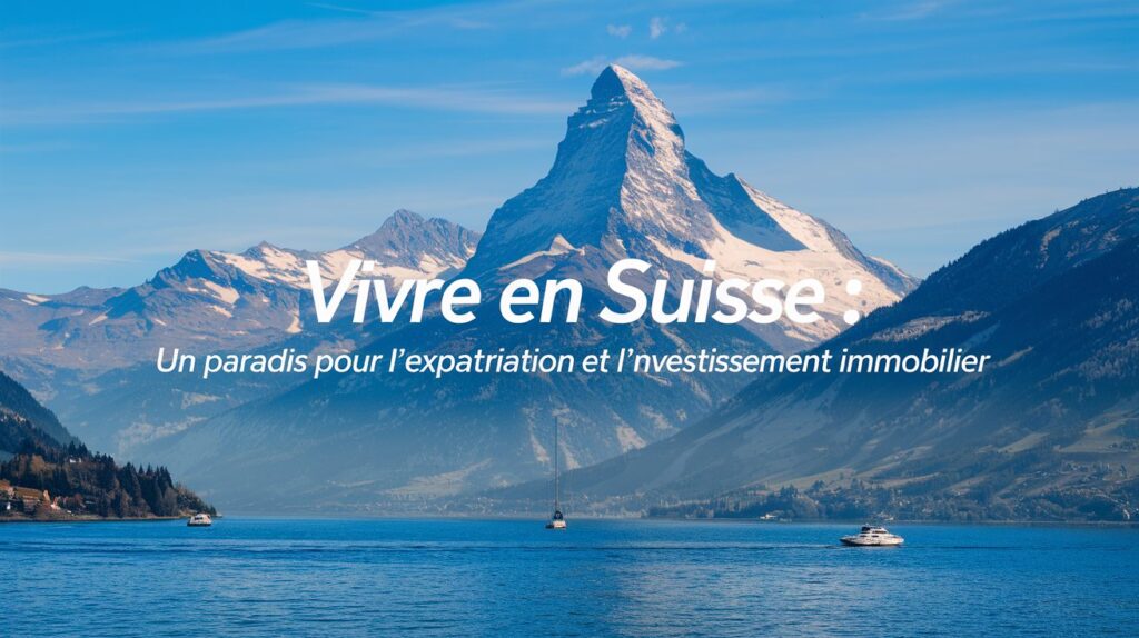  Vivre en Suisse : Un paradis pour l'expatriation et l'investissement immobilier