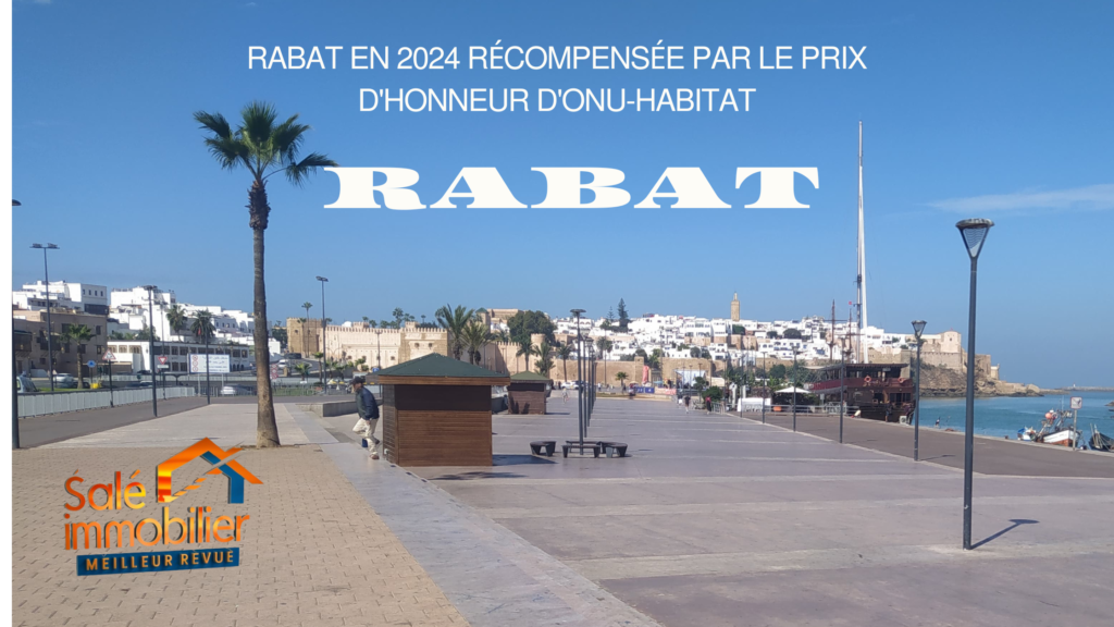 Rabat en 2024 récompensée par le Prix d'Honneur d'ONU-Habitat