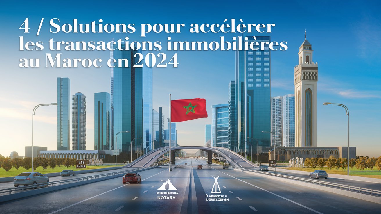 You are currently viewing 4 solutions pour Accélérer les Transactions Immobilières au Maroc en 2024 : Face au Ralentissement du Marché et aux Défis de la Modernisation Administrative