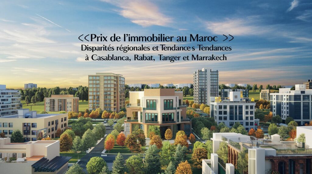  Prix de l'Immobilier au Maroc: Disparités Régionales et Tendances à Casablanca, Rabat, Tanger et Marrakech