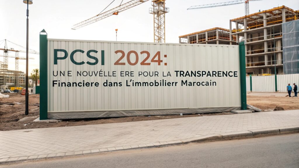 PCSI 2024 : Une nouvelle ère pour la transparence financière dans l’immobilier marocain