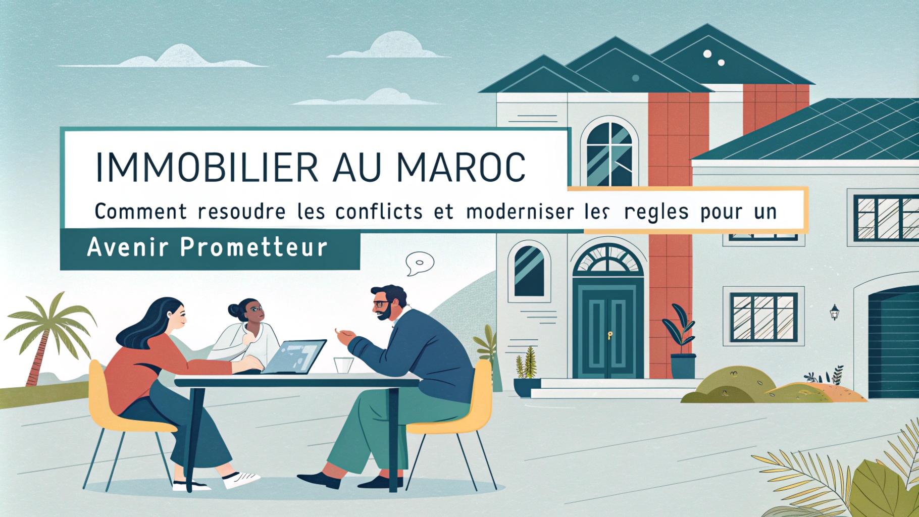 You are currently viewing Immobilier au Maroc en 2025 : comment résoudre les conflits et moderniser les règles pour un avenir prometteur