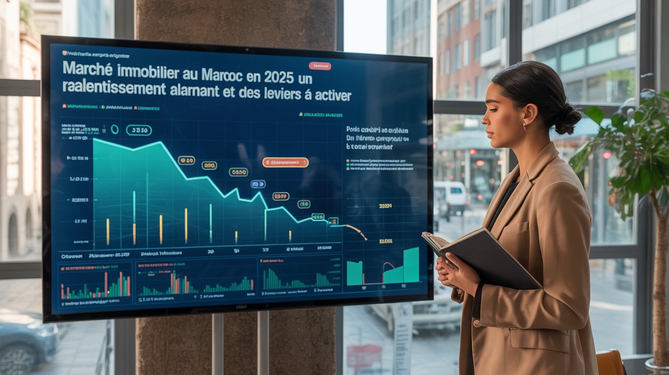 You are currently viewing Le marché immobilier marocain en 2025 : un ralentissement préoccupant et des défis persistants